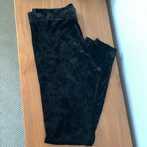 Mossimo Black Velour Leggings